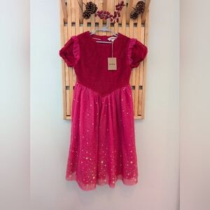 Mini Boden Esther Metallic Party Dress 11-12Y
